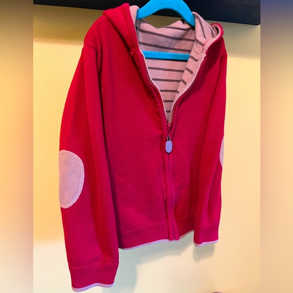 Stylish Reversible Zip-Up Hoodie! Kids size 6. - Picture 1 of 8